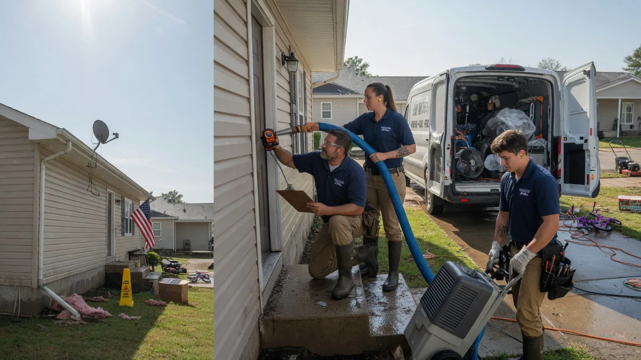 Ceiling Water Damage Restoration in Sublime, TX near me